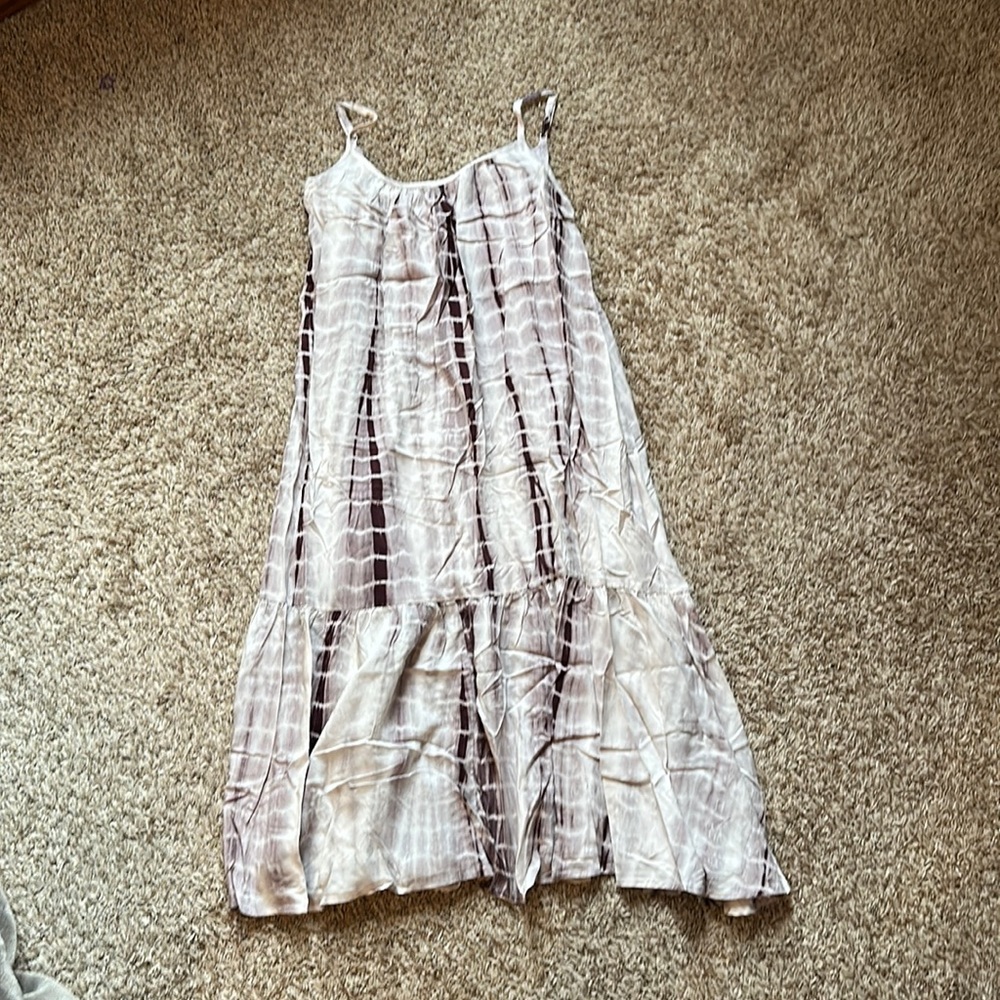 Tie dye maxi dress